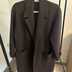 Zara Brown Wool Coat